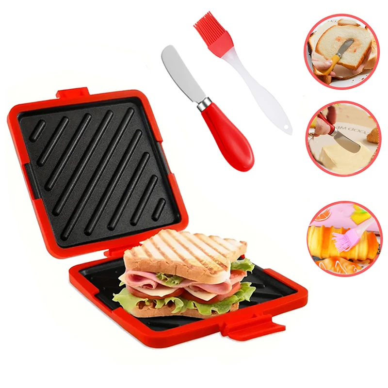 Kitchen Gadgets Set - 3'lü Paket Gıda Sınıfı Sandviç Tost