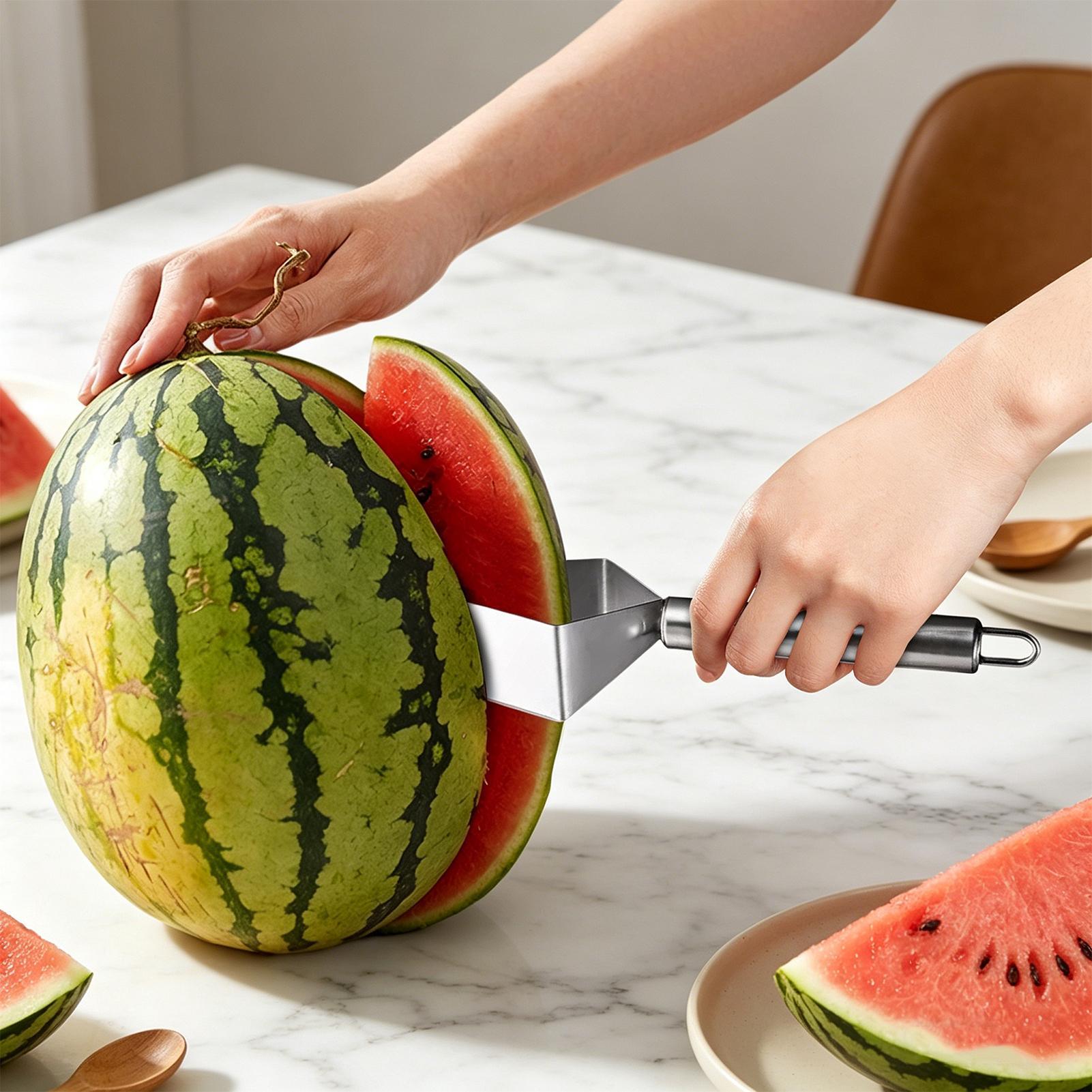 Watermelon Slicer Cutter - Karpuz Dilimleyici Üçgen Karpuz Parçalarına Kesilmiş