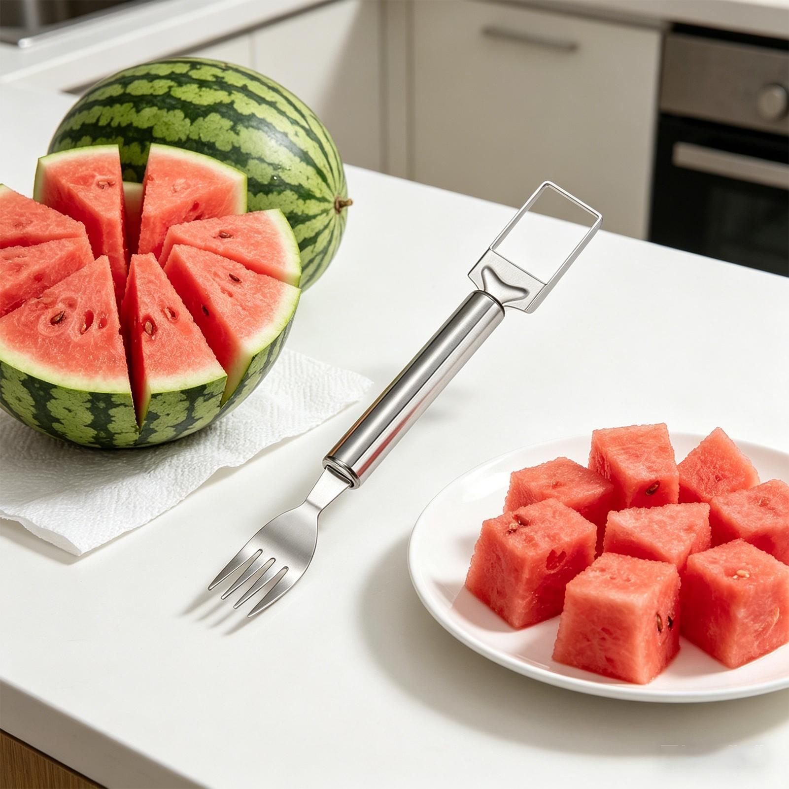 Watermelon Slicer Cutter - Karpuz Dilimleyici Çift Başlı Mutfak Çatalı