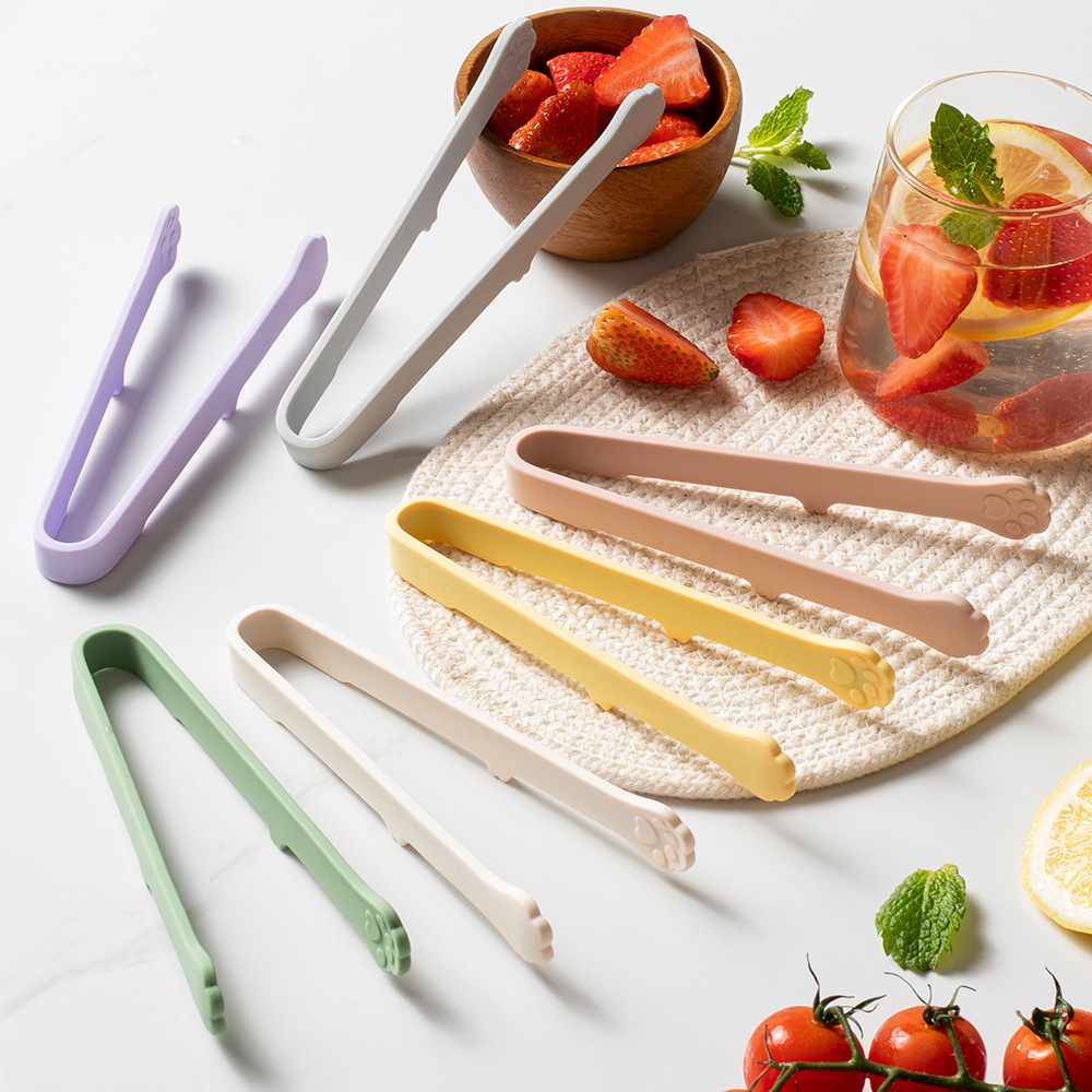Kitchen Gadgets Everyone Needs - Sevimli Kedi Patisi Silikon Yiyecek Maşası