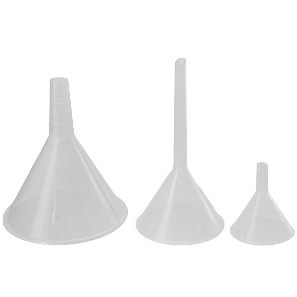 Kitchen Gadgets Set - 1/3 Adet Taşınabilir Şeffaf Plastik Huni