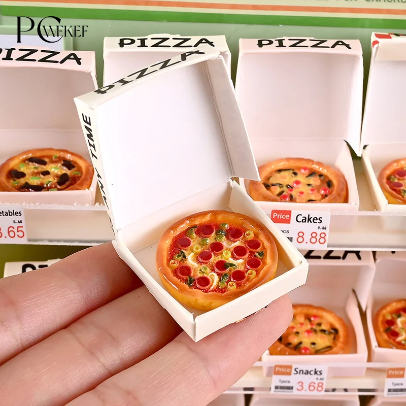 Kitchen Gadgets Small - 6 adet Dollhouse Minyatür Pizza Veya