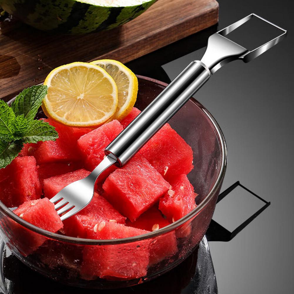 Watermelon Slicer Cutter - Paslanmaz Çelik Karpuz Çatalı, Karpuz Kesici
