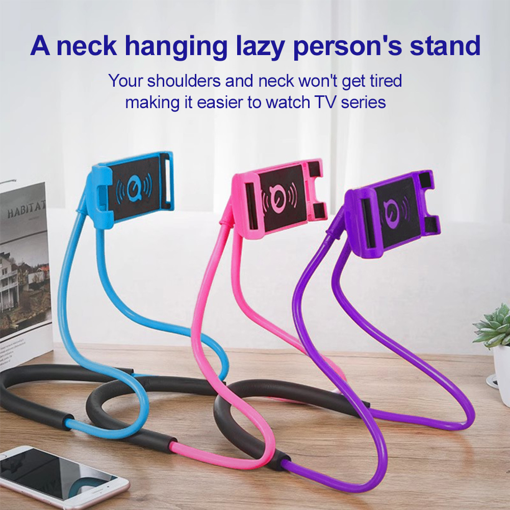 Kitchen Gadgets Videos - Boyun Askılı Tembel Telefon Standı Esnek