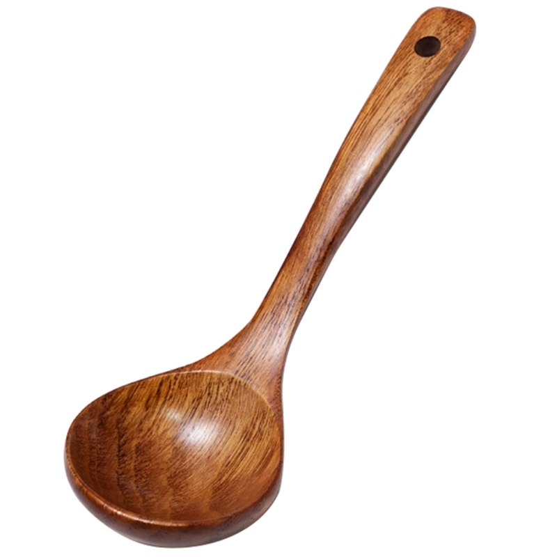 Kitchen Gadgets Everyone Needs - Ahşap Çorba Kaşığı Uzun Saplı Tatlı