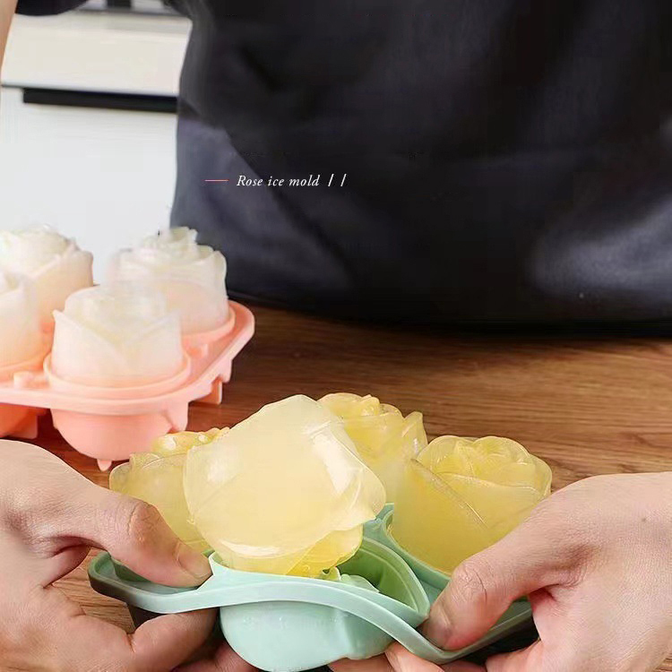 3D Gül Buz Kalıpları 4 Delik B - Kitchen Gadgets Deals incelemesi ve fiyatı