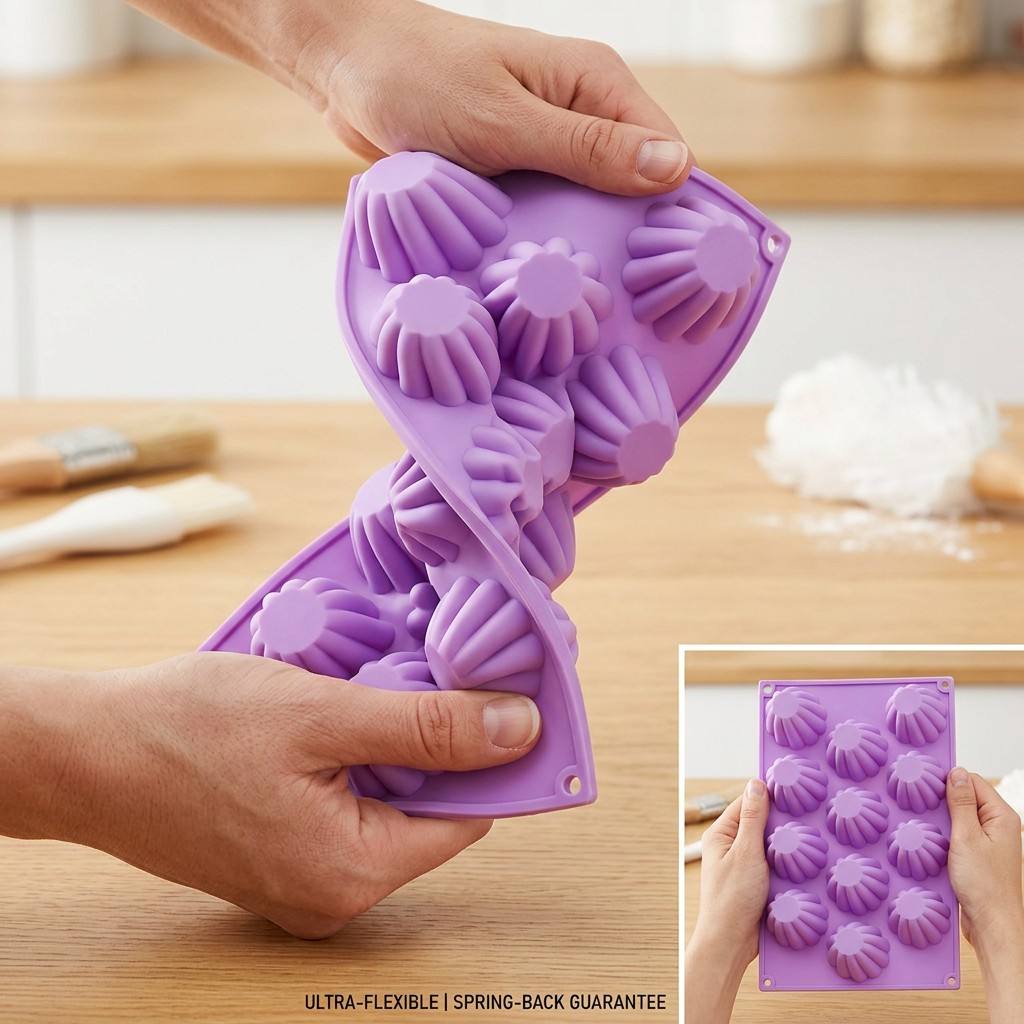 12 Bölmeli Mini Spiral Silikon - Kitchen Gadgets Deals incelemesi ve fiyatı